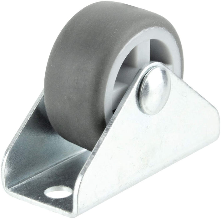 Castor Wheel Caster Wheels 32mm 1'' Mini + Screws Divan Bed Drawer Cabinet x 2