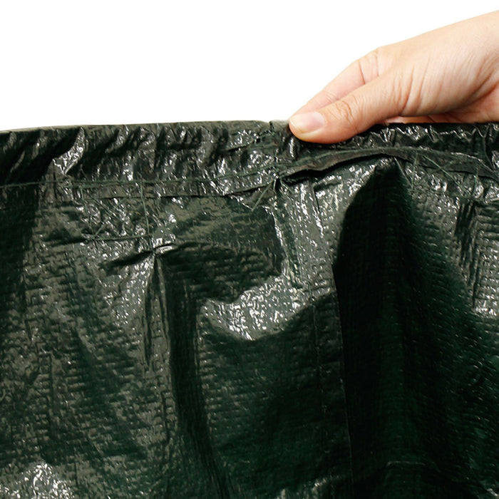 Collapsible Garden Bag Large Reusable Carry Handles Waste Bin Refuse Sack 90L x 3