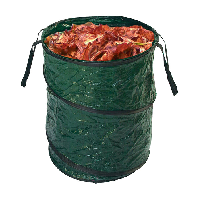 Collapsible Garden Bag Large Reusable Carry Handles Waste Bin Refuse Sack 90L x 2