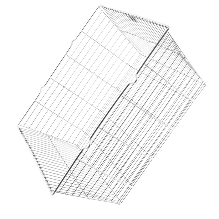 UNIVERSAL CCTV Camera Guard / Deep Exterior Light Square Cage Zinc Coated (14'' x 14'' x 7'')