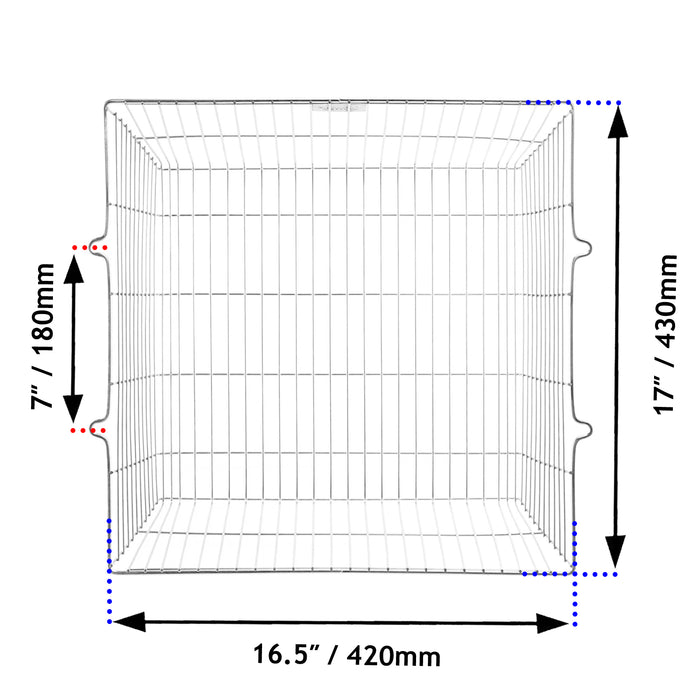 UNIVERSAL CCTV Camera Guard / Deep Exterior Light Square Cage Zinc Coated (14'' x 14'' x 7'')