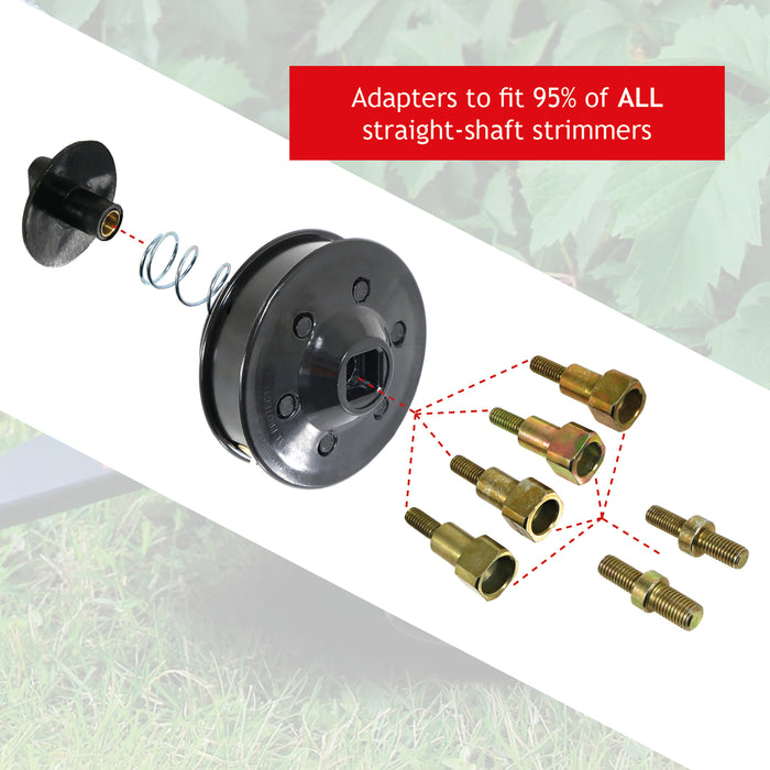 Dual Line Manual Feed Head with Bolts for KAAZ Strimmer/Trimmer/Brushcutter