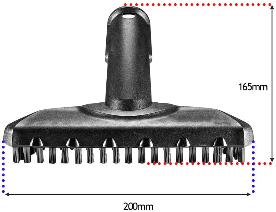 Brush Nozzle KARCHER SC1 Series Steam Cleaner + 4 Nylon + 4 Brass Detail Nozzles