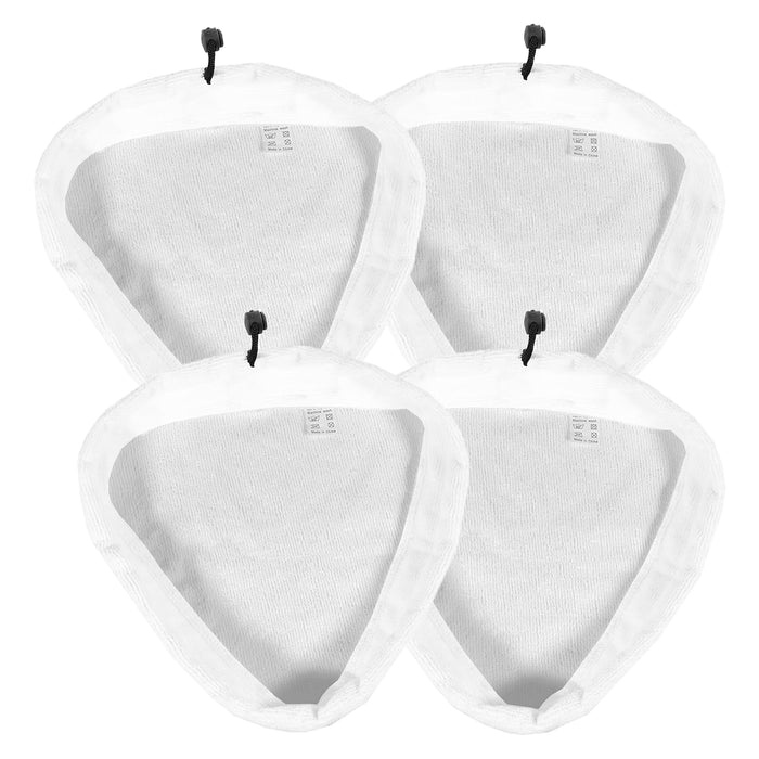 Microfibre Cloth Cover Pads for Steamworks SW1 & Swan SS2010 Steam Cleaner Mop (Pack of 4)