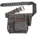 Oil Tanned Leather Tool Belt Pouch Multi Pocket Carpenter Builder Construction.