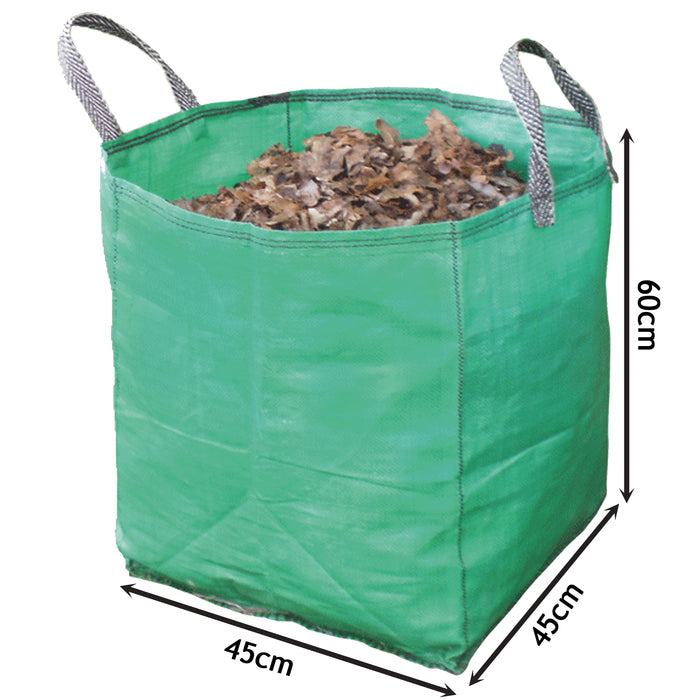 Large Garden Waste Recycling Tip Bags Heavy Duty Non Tear Sacks (Pack of 6)