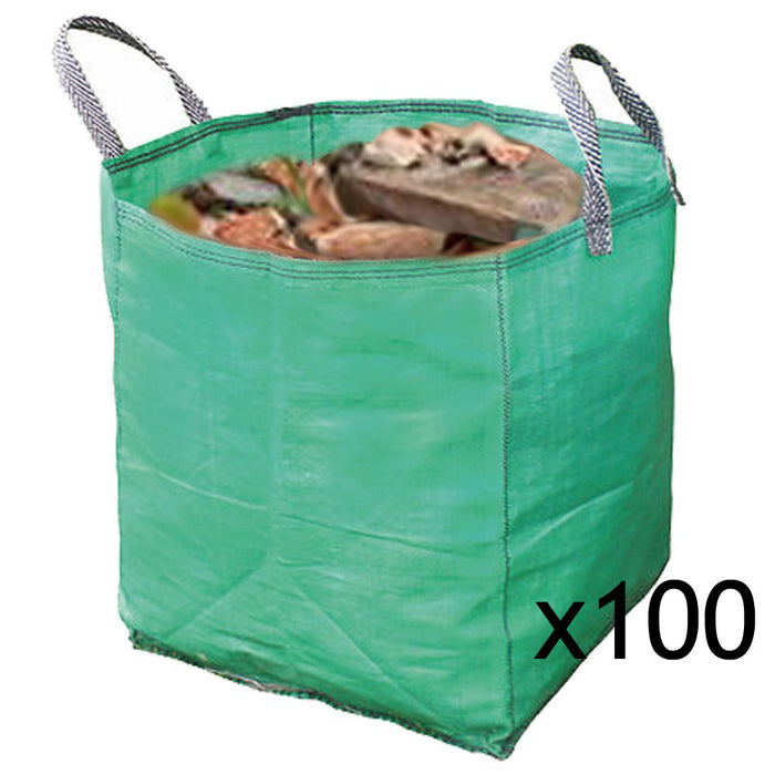 Gardening Leaf Leaves Log Branch Tree Removal Heavy Duty Sacks Woven Bag 120L x 100