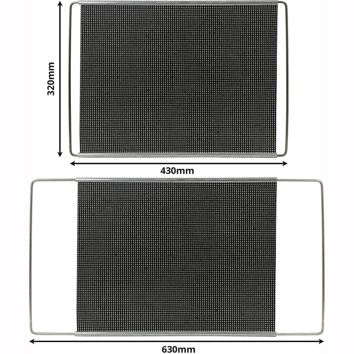 Adjustable Oven Liner Shelf + Edge Protectors UNIVERSAL Extendable Rack Crisper