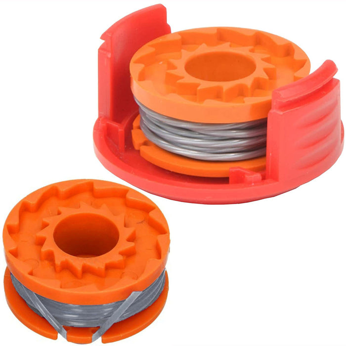 Spool Cover & Line for QUALCAST CLGT1825D CGT25 Grass Trimmer Strimmer 2 Spools