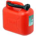Fuel Can 10L Red Large Plastic Petrol Diesel Jerry Can Canister + Flexible Spout Red
