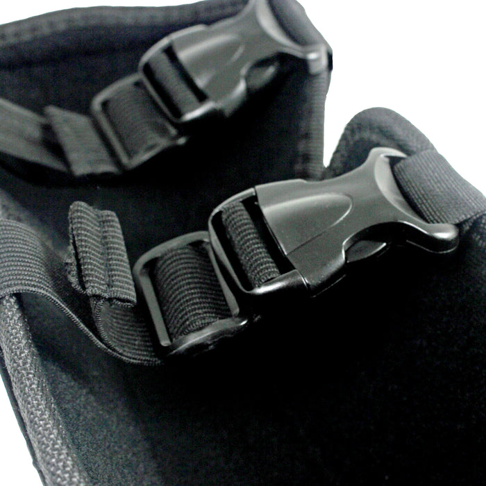 Knee & Shin Guards for Chainsaw (One Size, Black)