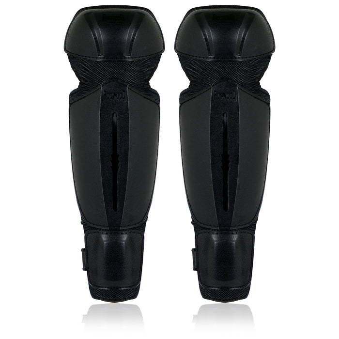 Knee & Shin Guards for Grass Strimmer / Trimmer (One Size, Black)