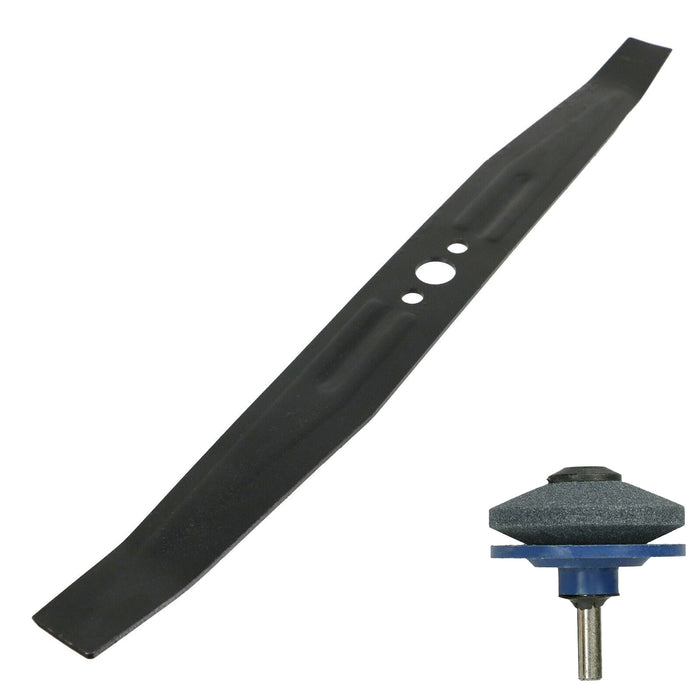 Blade for Flymo Turbolite 400 Lawnmower 40cm Lawn Mower Rotary 5118647-90 FLY048 + Sharpener
