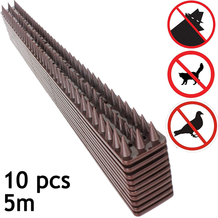 Fence Security spikes Wall Pest Security Strips Brown 5m