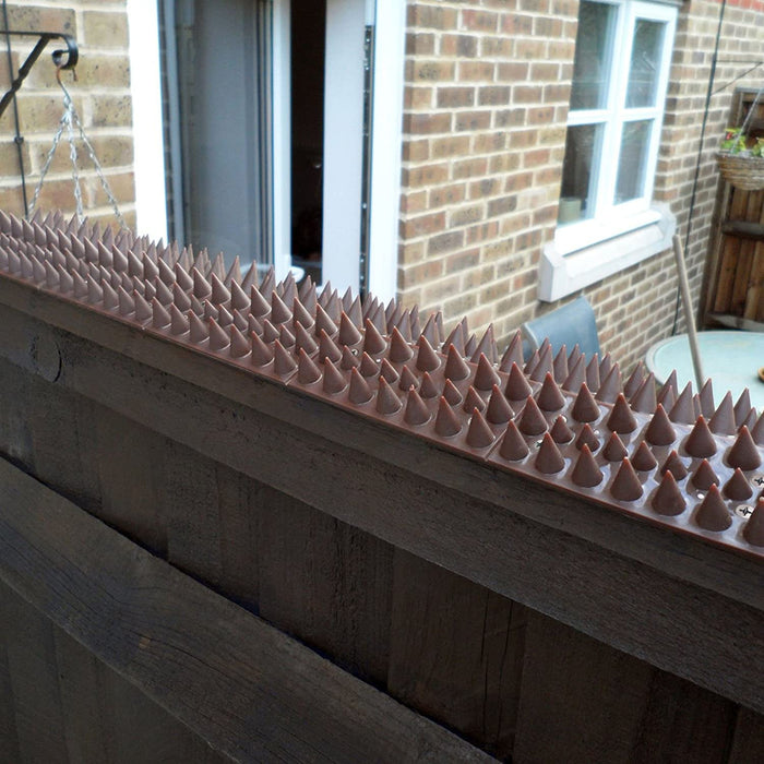 Garden Fence Wall Anti-Climb Security Spikes (20 Pcs, 10m)