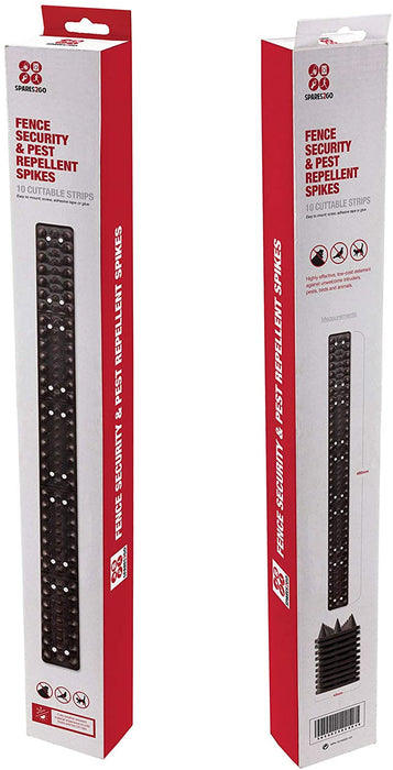 Garden Fence Wall Anti-Climb Security Spikes (100 Pcs, 50m)