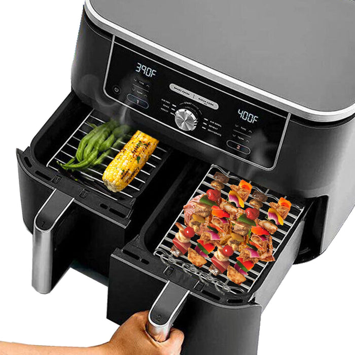 Racks for Salter Air Fryer EK4548 EK4750 EK5196 Double Basket Grill Shelf Skewer x 2