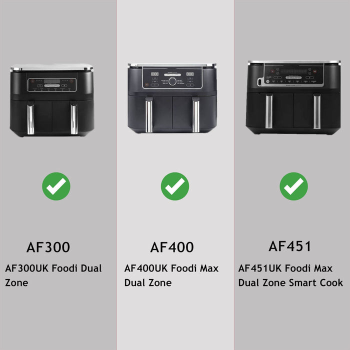 Air Fryer Rack Racks Double Drawer Basket Pot Grill Shelf Shelves Skewer x 2