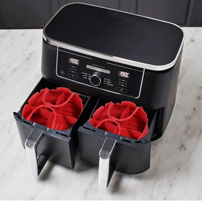 Basket Liner for INSTANT Vortex 3.8L 5.7L Air Fryer Silcone Non-Stick Mat Red
