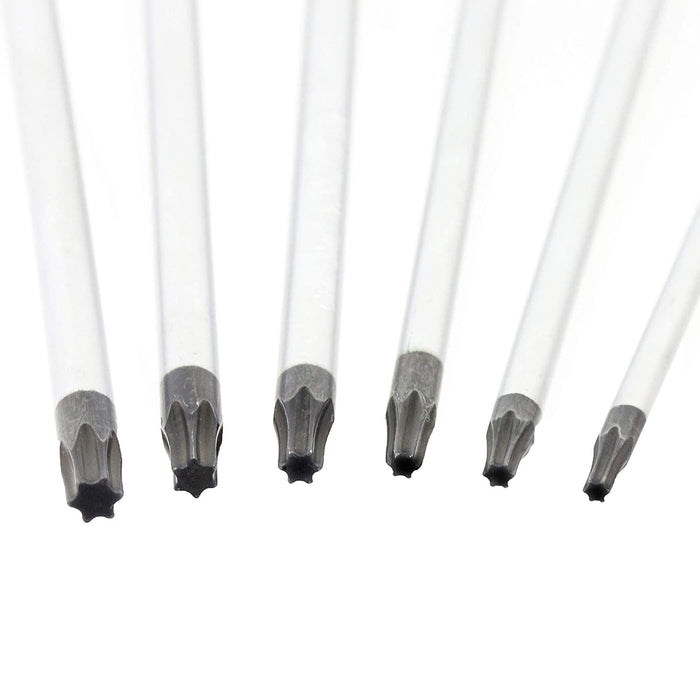 Star Screwdriver Set Extra Long Reach  Magnetic Torx Phillips T10 T15 T20 T25 T27 T30 PH2 7Pc 360 / 400mm