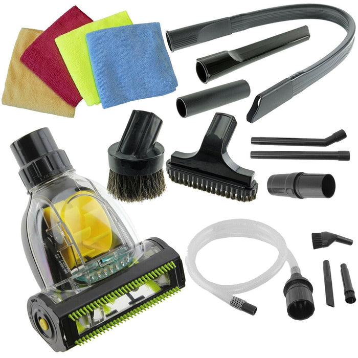 Car Detailing Complete Valet Kit with Micro Tools & Cloths compatible with NUMATIC HENRY HETTY Vacuum Cleaners (32mm)