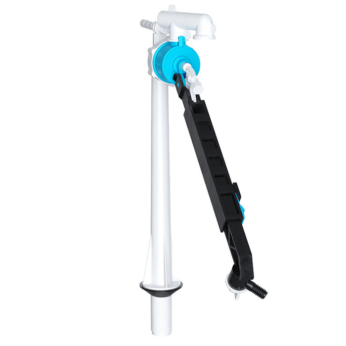 Bottom Entry Ball Valve Straight Toilet Cistern Filling Adjustable Float Arm Inlet (1/2")