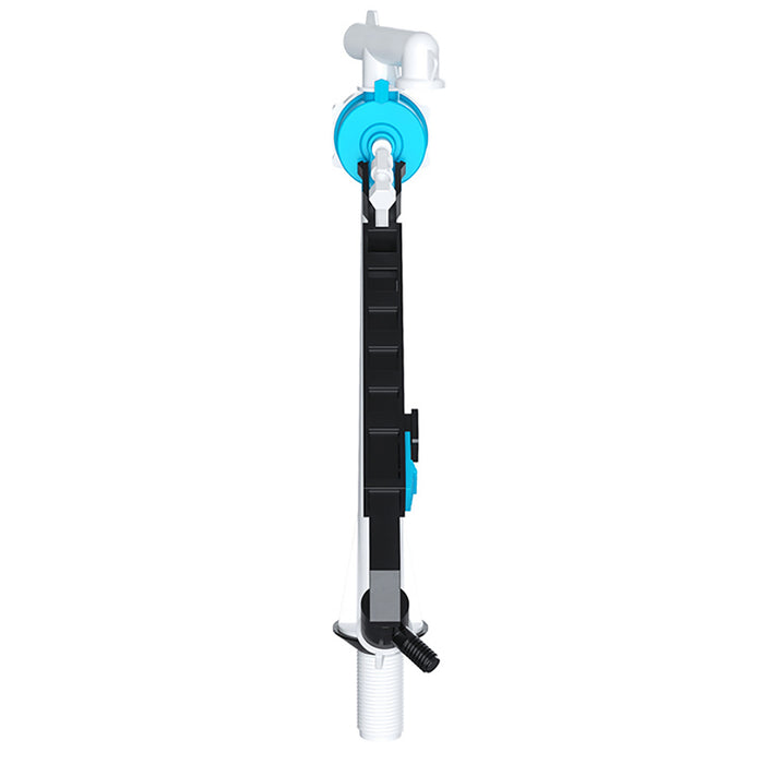 Bottom Entry Ball Valve Straight Toilet Cistern Filling Adjustable Float Arm Inlet (1/2")