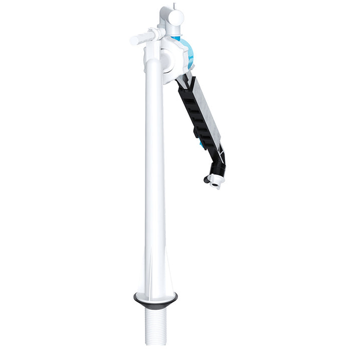 Bottom Entry Ball Valve Straight Toilet Cistern Filling Adjustable Float Arm Inlet (1/2")