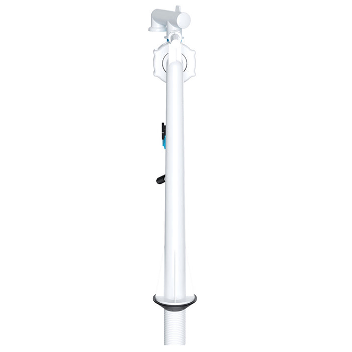 Bottom Entry Ball Valve Straight Toilet Cistern Filling Adjustable Float Arm Inlet (1/2")