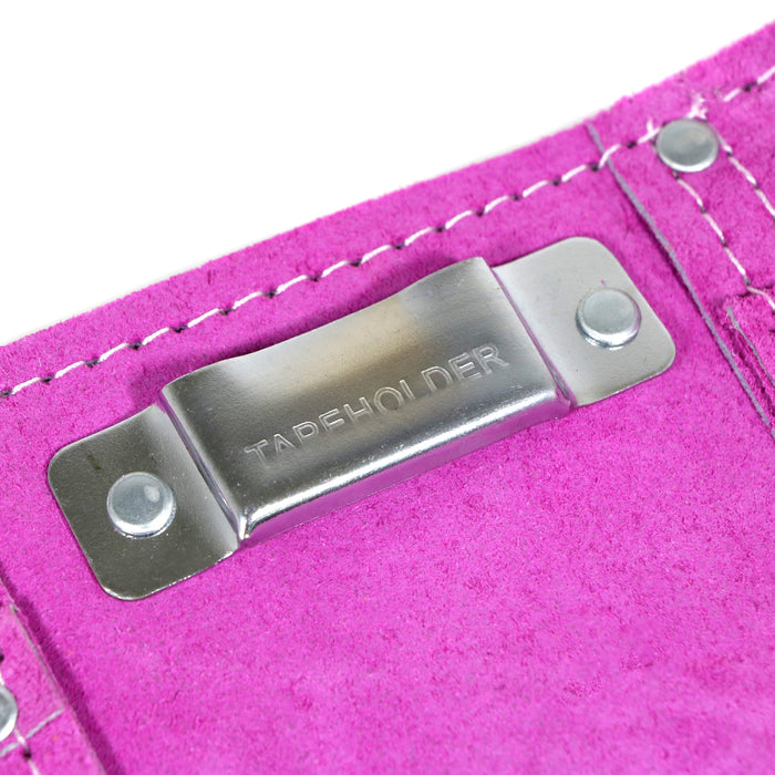 Gardening Tool Belt Pink Double Leather 11 Pouch Purple Holder Adjustable Suede