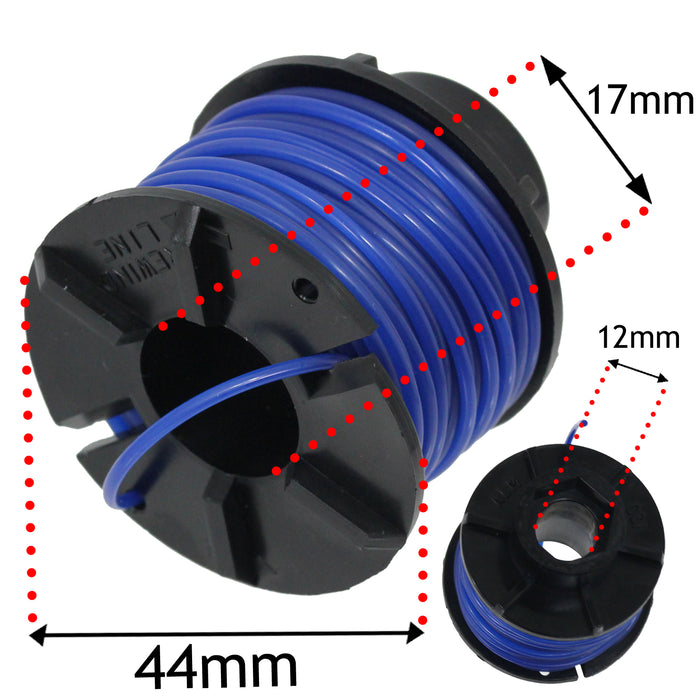10m Line & Spool for Black & Decker Strimmer Trimmer