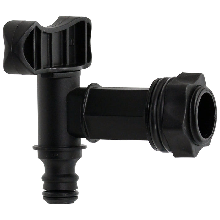 UNIVERSAL Water Butt Tap 3/4" BSP Quick Connect Rain Barrel Home Brew Beer x 2