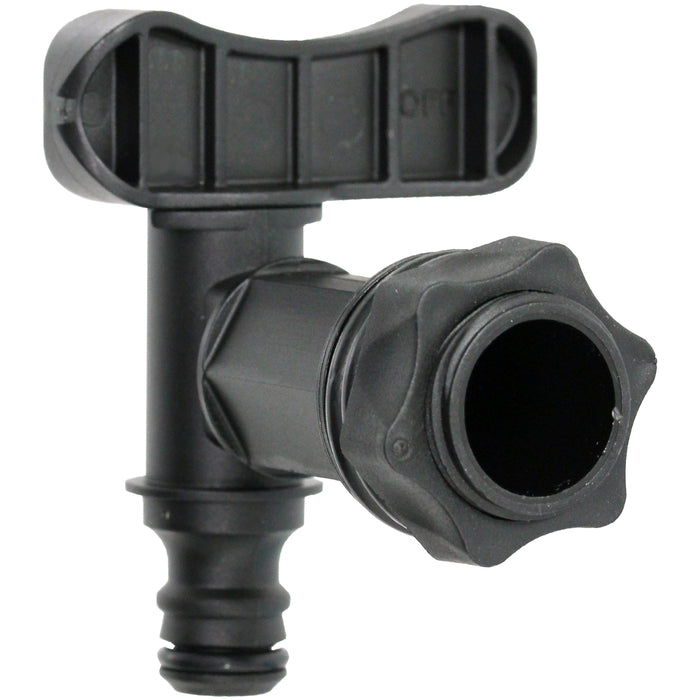 UNIVERSAL Water Butt Tap 3/4" BSP Quick Connect Rain Barrel Home Brew Beer x 2