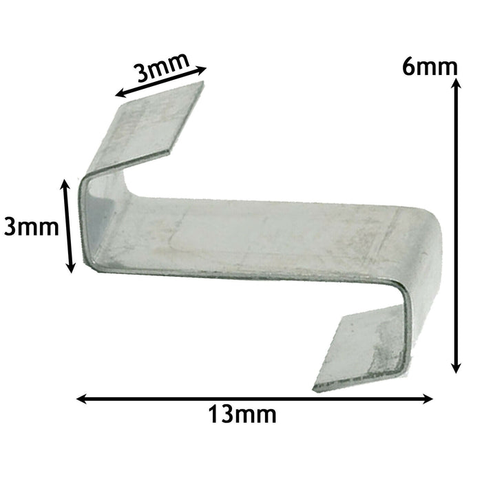 Greenhouse W + Z Clips Spring Wire Glazing Fixing Clamp Overlap Clip 
