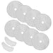 Tumble Dryer Cloth Exhaust + Air Intake Filters compatible with Bush DHB7VTDW DHB7VTDB TD3CNBW TD3CNBB TDV7NBB TDV7NBW (10Pc Filter Kit)