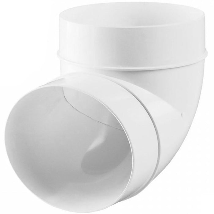 Hydroponics Bend Elbow Duct 90 Degree Vent Hose Pipe Tube Male Ducting Grow Room Connector (6" / 150mm)