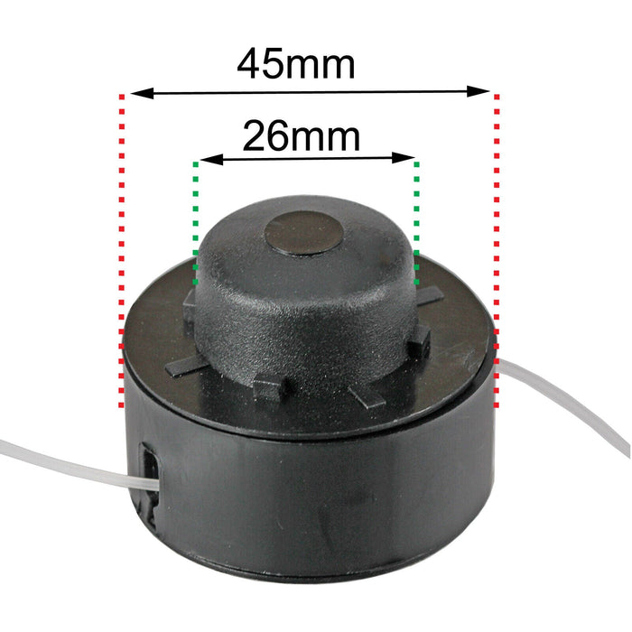 Line & Spool for POWERBASE 250W 597645 Garden Strimmer Trimmer