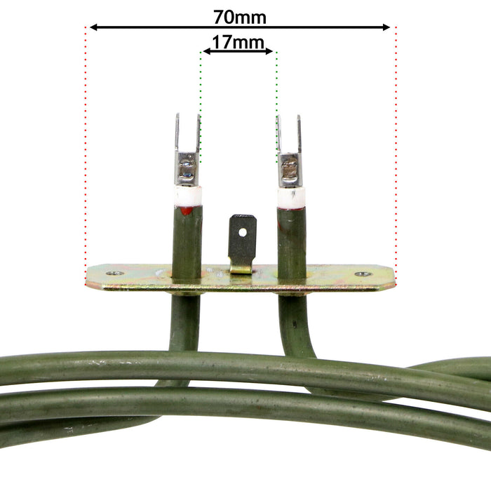 3 Turn Heater Element for Kenwood Fan Oven Cooker (2500W, 230v)