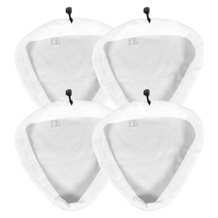 Microfibre Cloth Cover Pads for Russell Hobbs RHSM10MR04 RHSM1001 RHSM10AS02 Steam Cleaner Mop (Pack of 4)