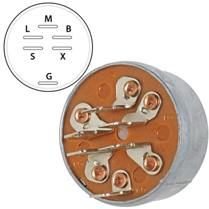 Ignition Switch for MURRAY Lawnmower Mower Tractor 92377 Front Engine SLMBXG