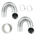 Air Conditioning 5" 3 Metre Duct Kit (2 x Vent Hoses + Hose Connector + 2 x Clips)