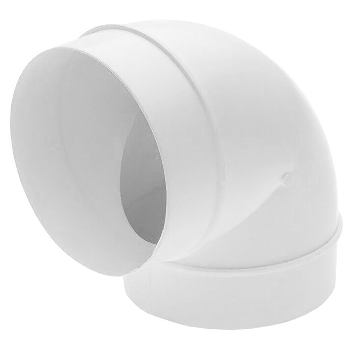 Air Conditioner Bend Elbow Duct 90 Degree Vent Hose Pipe Tube Male Ducting Connector (6" / 150mm)