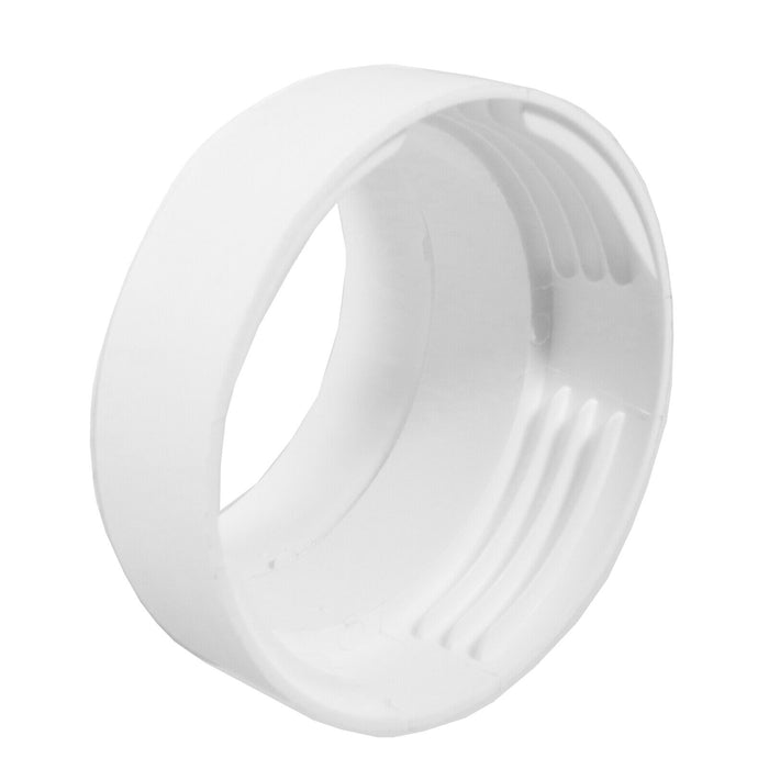 Tumble Dryer Vent Adaptor Threaded Male Duct Hose Outlet Connector (4" / 100mm)
