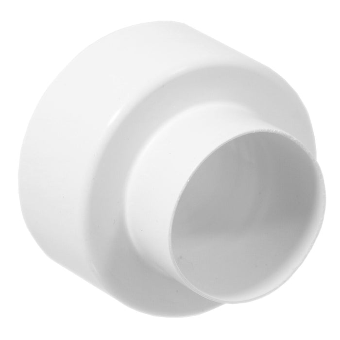 External Toilet Flush Cone Rubber White Pipe to Pan Sealing Flexible Stretch Washer WC Connector