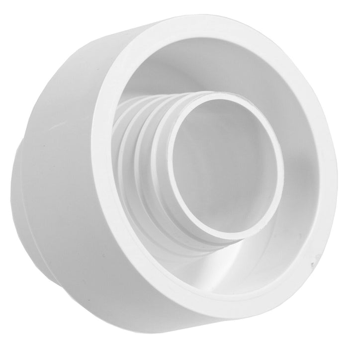External Toilet Flush Cone Rubber White Pipe to Pan Sealing Flexible Stretch Washer WC Connector