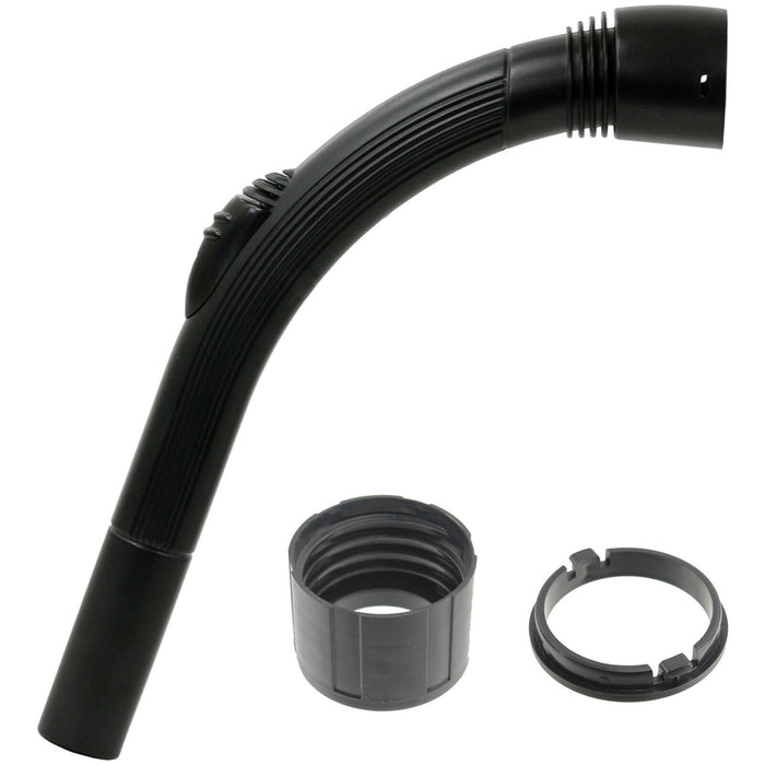 Curved End Suction Hose Handle for AMAZONBASICS VCB43B1-70EUK VCS35A17KOA-UK Cylinder Vacuum Cleaner (35mm)