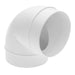 Universal Tumble Dryer Bend Elbow Duct 90 Degree Vent Hose Pipe Tube Male Ducting Connector (4" / 100mm)