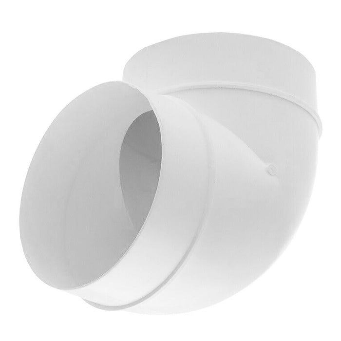 Air Conditioner Bend Elbow Duct 90 Degree Vent Hose Pipe Tube Male Ducting Connector (5" / 125mm)