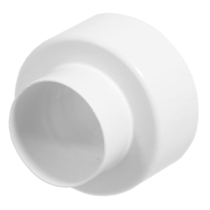 External Toilet Flush Cone Rubber White Pipe to Pan Sealing Flexible Stretch Washer WC Connector