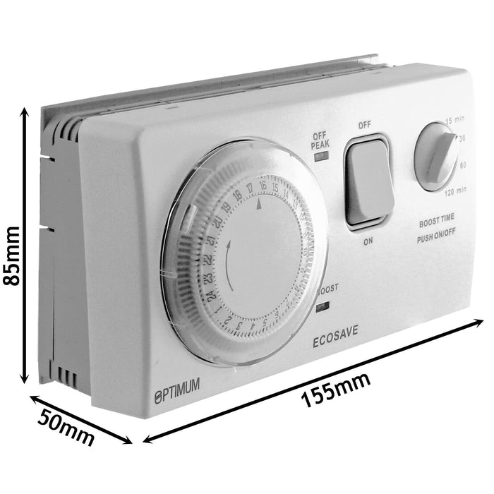 Universal Economy 7 Timer Water Immersion Storage Heater Time Switch Boost Optimum